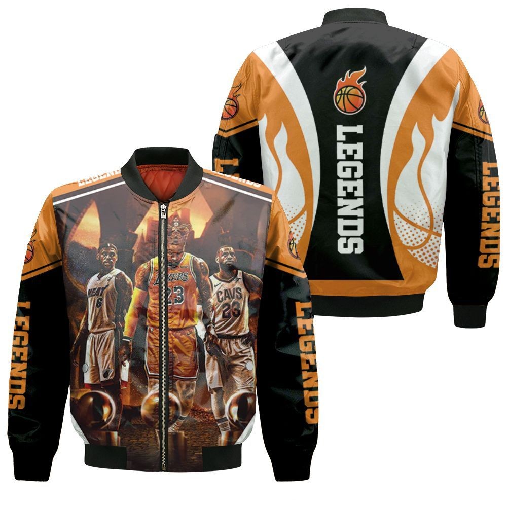 NBA Legend King Lebron James Bomber Jacket BBJ1066 – We sell presents ...