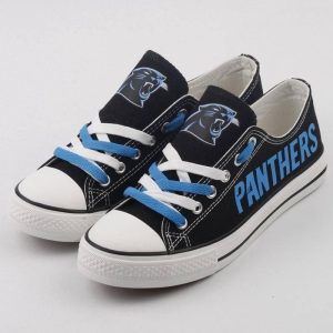 NFL Carolina Panthers Gift For Fans Low Top Custom Canvas Shoes H97 LT0070