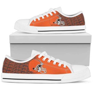 NFL Cleveland Browns Low Top Sneakers Low Top Shoes LT0488