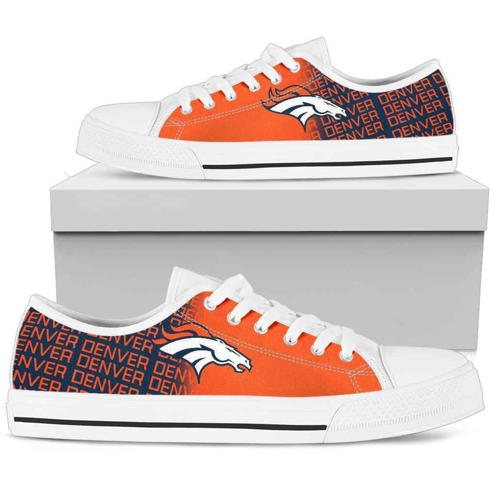 NFL-Denver-Broncos-Low-Top-Sneakers-Low-Top-Shoes NFL Denver Broncos Low Top Sneakers Low Top Shoes
