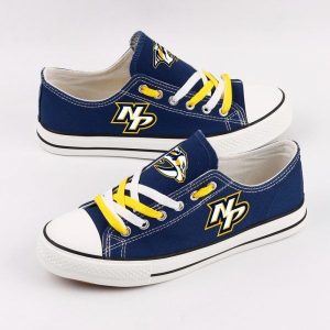 Nashville Predators NHL Hockey 4 Gift For Fans Low Top Custom Canvas Shoes LT1062