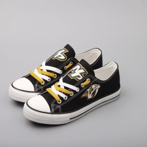 Nashville Predators NHL Hockey 5 Gift For Fans Low Top Custom Canvas Shoes LT0971