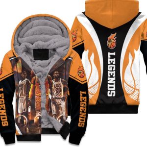 Nba Legend King Lebron James Unisex Fleece Hoodie