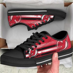 New Jersey Devils NHL Hockey 3 Low Top Sneakers Low Top Shoes LT0727