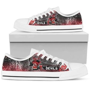 New Jersey Devils NHL Hockey 1 Low Top Sneakers Low Top Shoes LT0737