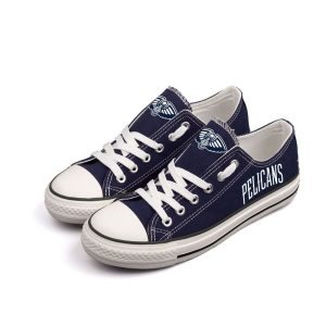 New Orleans Pelicans NBA Basketball 2 Gift For Fans Low Top Custom Canvas Shoes LT1022
