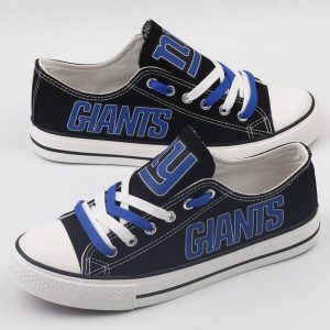 New York Giants NFL Football 1 Gift For Fans Low Top Custom Canvas Shoes LT0852