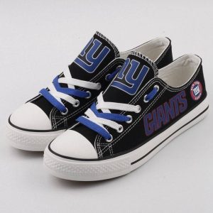 New York Giants NFL Football 10 Gift For Fans Low Top Custom Canvas Shoes LT0455