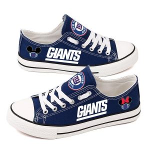 New York Giants NFL Football 2 Gift For Fans Low Top Custom Canvas Shoes LT0568