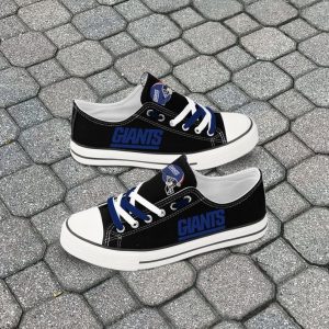 New York Giants NFL Football 3 Gift For Fans Low Top Custom Canvas Shoes LT1081