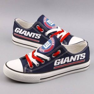New York Giants NFL Football 5 Gift For Fans Low Top Custom Canvas Shoes LT0192