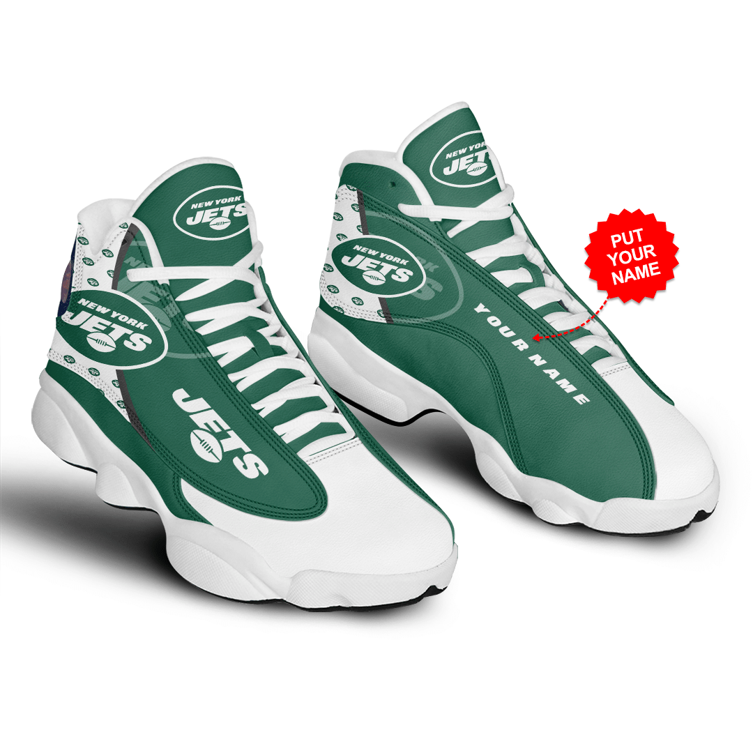New-York-Jets-MenS-Jordan-13-Custom-Name-Personalized-Shoes-1