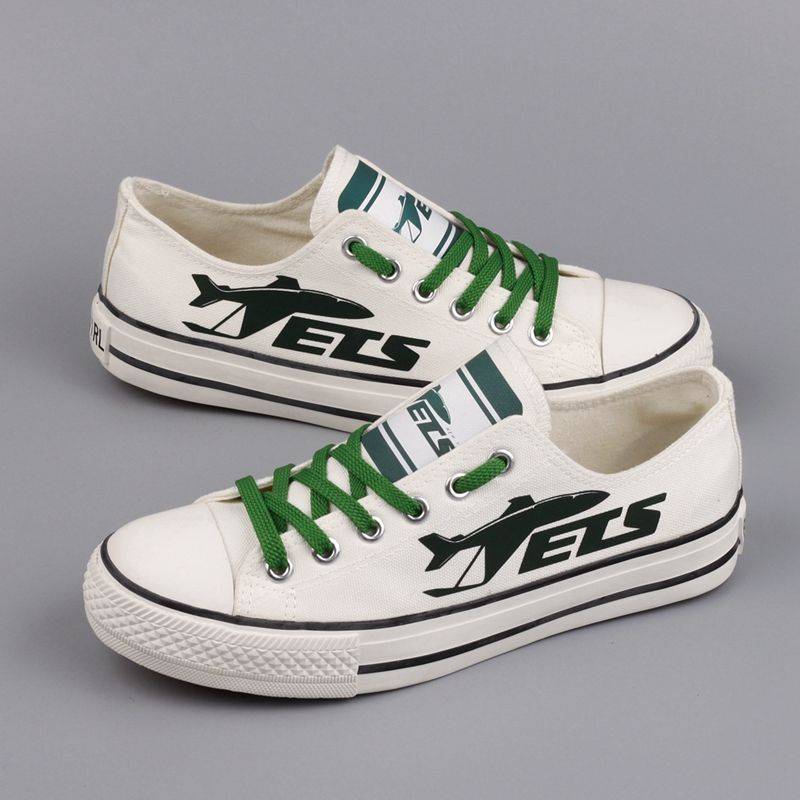 New-York-Jets-NFL-Football-1-Gift-For-Fans-Low-Top-Custom-Canvas-Shoes New York Jets NFL Football 1 Gift For Fans Low Top Custom Canvas Shoes
