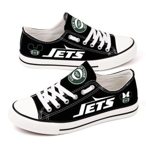 New York Jets NFL Football 2 Gift For Fans Low Top Custom Canvas Shoes LT0871