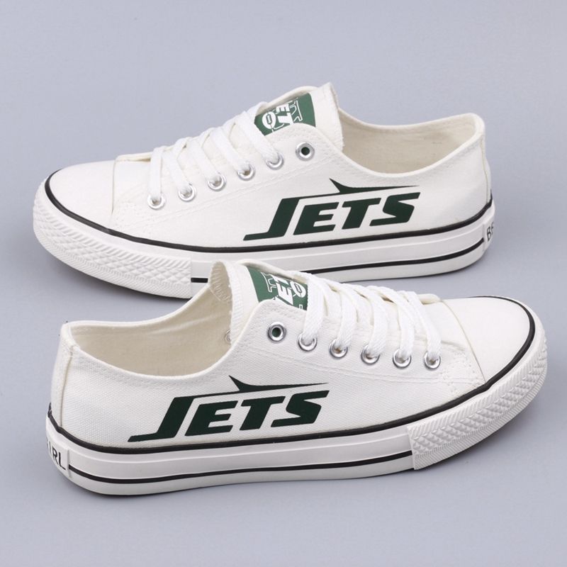 New-York-Jets-NFL-Football-Gift-For-Fans-Low-Top-Custom-Canvas-Shoes New York Jets NFL Football Gift For Fans Low Top Custom Canvas Shoes