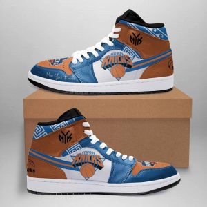 New York Knicks Air Jordan 1 Sport Custom Sneakers