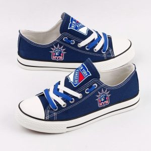 New York Rangers NHL Hockey 2 Gift For Fans Low Top Custom Canvas Shoes LT0292