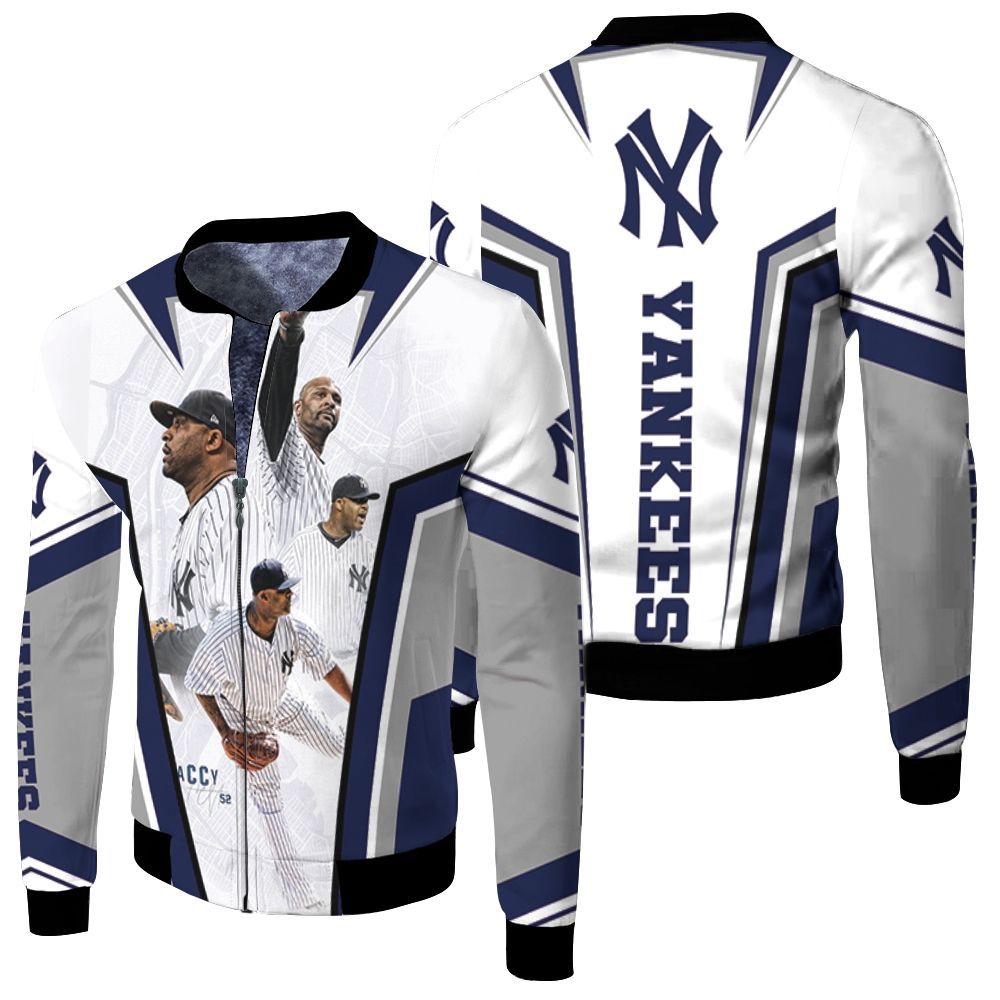 New York Fleece Jacket White