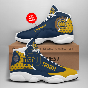 Notre Dame Fighting Irish Men'S Jordan 13 Custom Name Personalized Shoes