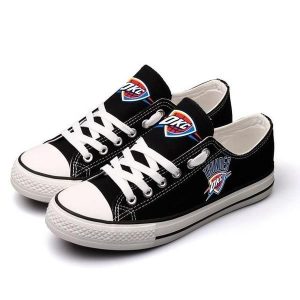 Oklahoma City Thunder NBA Basketball 1 Gift For Fans Low Top Custom Canvas Shoes LT0505
