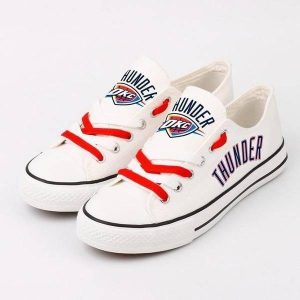 Oklahoma City Thunder NBA Basketball 4 Gift For Fans Low Top Custom Canvas Shoes LT0074