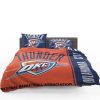 Oklahoma City Thunder NBA Basketball Bedding Set- 1 Duvet Cover & 2 Pillow Cases