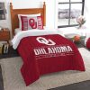 Oklahoma Sooners Bedding Set - 1 Duvet Cover & 2 Pillow Cases