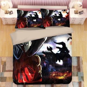 One Punch Man #13 Duvet Cover Pillowcase Bedding Set Home Decor BS1688