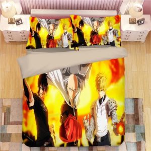 One Punch Man #17 Duvet Cover Pillowcase Bedding Set Home Decor BS1805