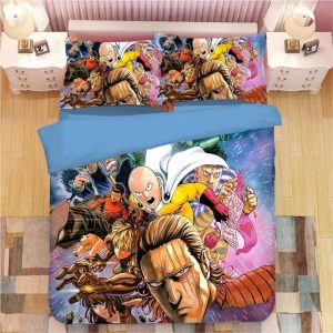 One Punch Man #5 Duvet Cover Pillowcase Bedding Set Home Decor BS0311