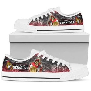 Ottawa Senators NHL Hockey 1 Low Top Sneakers Low Top Shoes LT0255