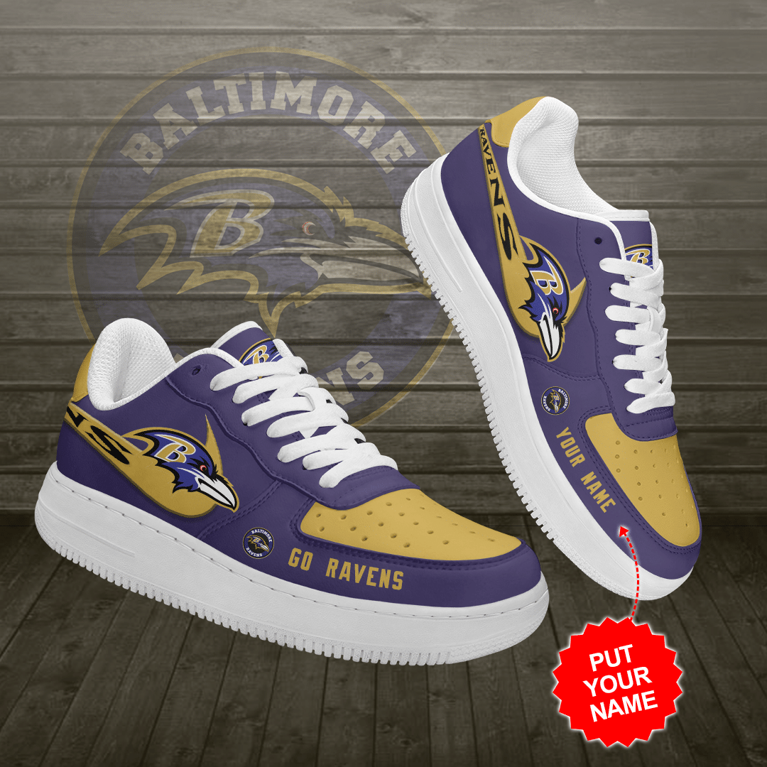 Personalized-Baltimore-Ravens-Air-Force-Sneaker-Custom-For-Fan-1