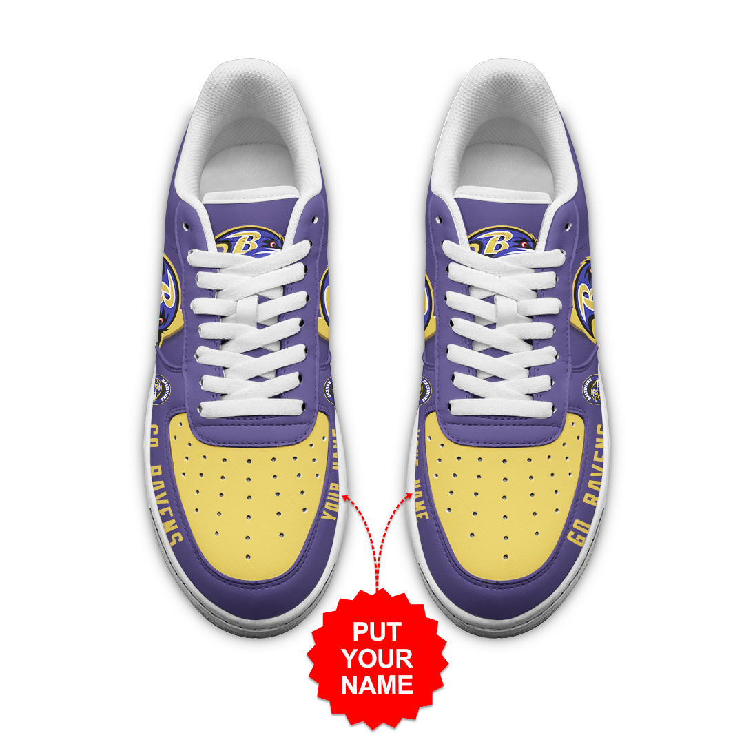 Personalized-Baltimore-Ravens-Air-Force-Sneaker-Custom-For-Fan-2