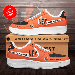 Personalized Cincinnati Bengals Air Force Sneaker Custom For Fan