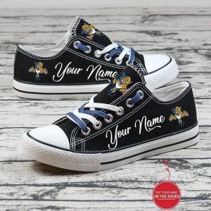 Personalized Florida Panthers NHL Hockey Gift For Fans Low Top Custom Canvas Shoes LT0310