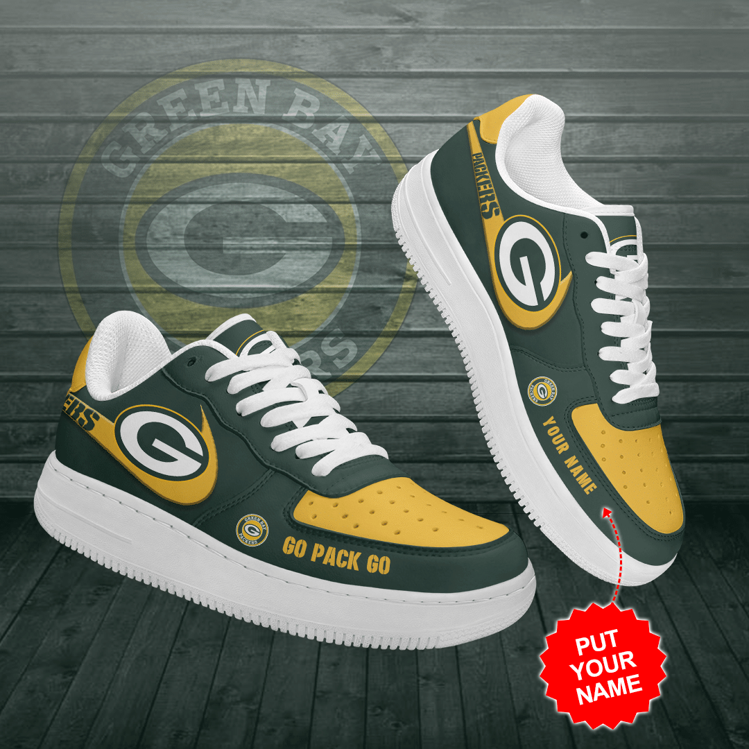 Personalized-Green-Bay-Packers-Air-Force-Sneaker-Custom-For-Fan-1