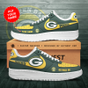 Personalized Green Bay Packers Air Force Sneaker Custom For Fan