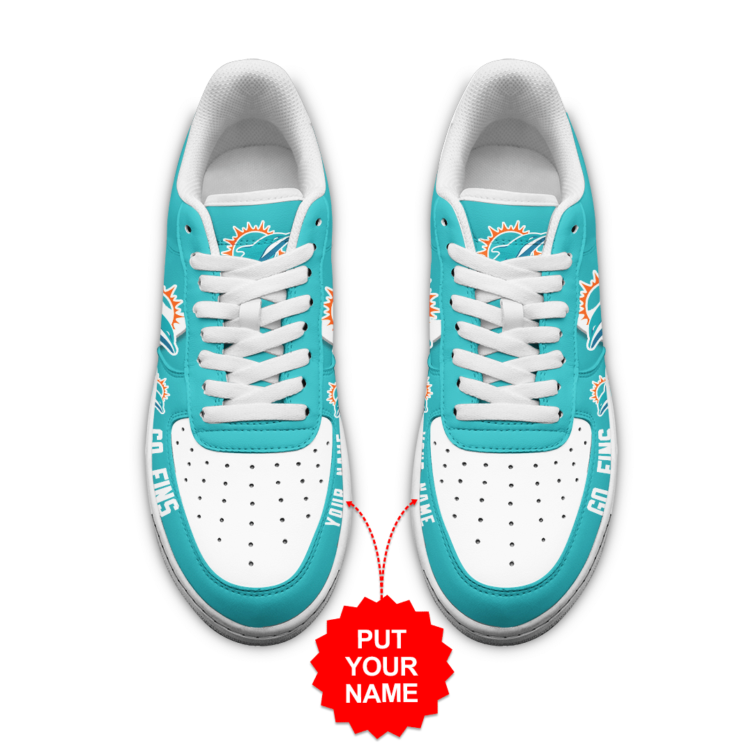 Personalized-Miami-Dolphins-Air-Force-Sneaker-Custom-For-Fan-2