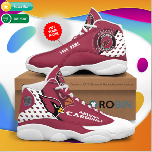 Personalized Name Arizona Cardinals Jordan 13 Sneakers - Custom JD13 Shoes JD130688