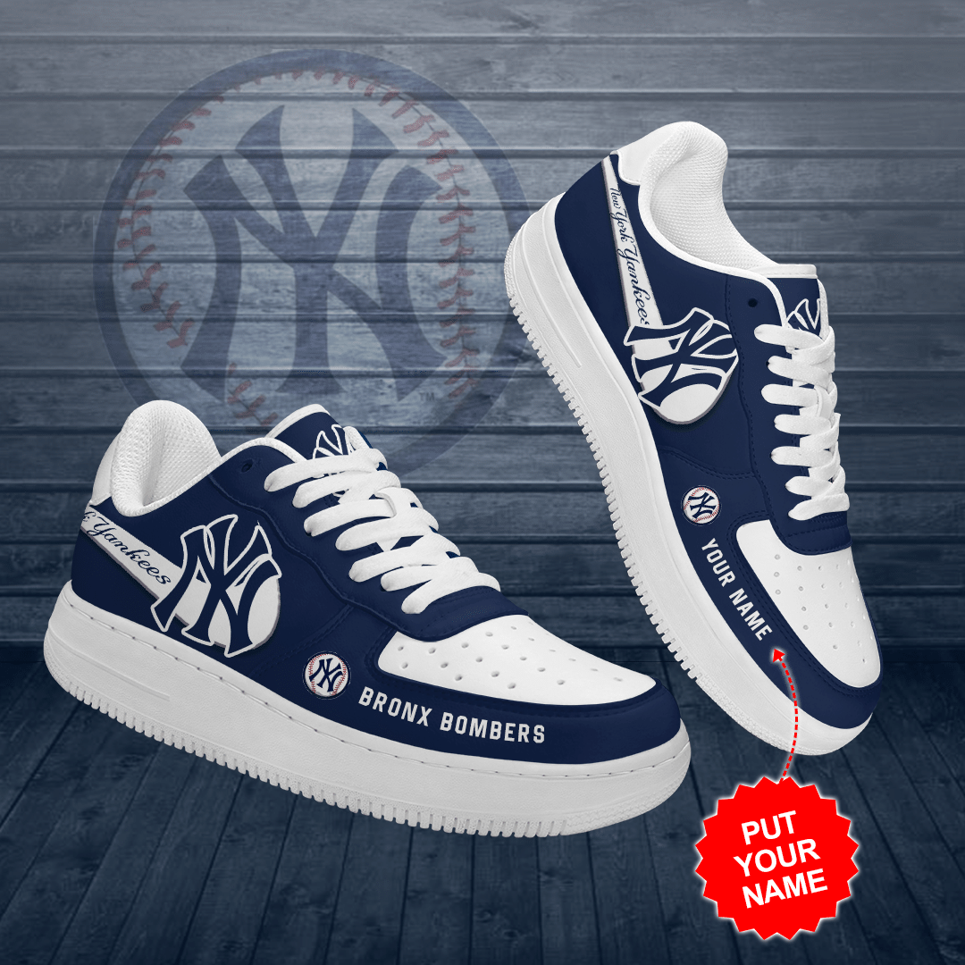 Personalized-New-York-Yankees-Air-Force-Sneaker-Custom-For-Fan-1