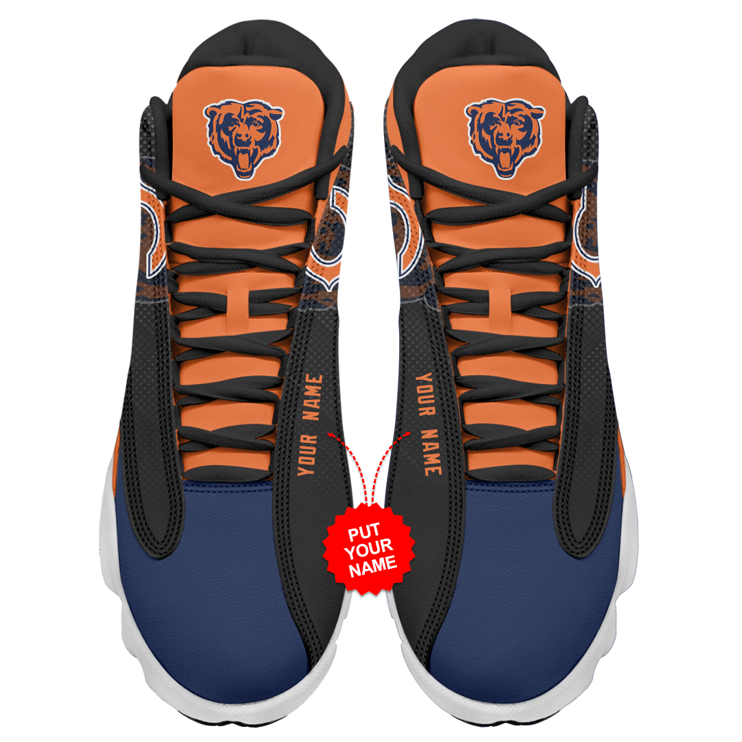 Personalized-Shoes-02-Chicago-Bears-Jordan-13-Customized-Name-2