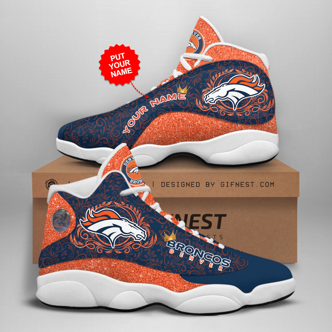 Personalized-Shoes-Denver-Broncos-Jordan-13-Customized-Name Personalized Shoes Denver Broncos Jordan 13 Customized Name