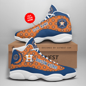 Personalized Shoes Houston Astros Jordan 13 Custom Name JD130350