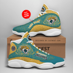 Personalized Shoes Jacksonville Jaguars Jordan 13 Customized Name JD130157