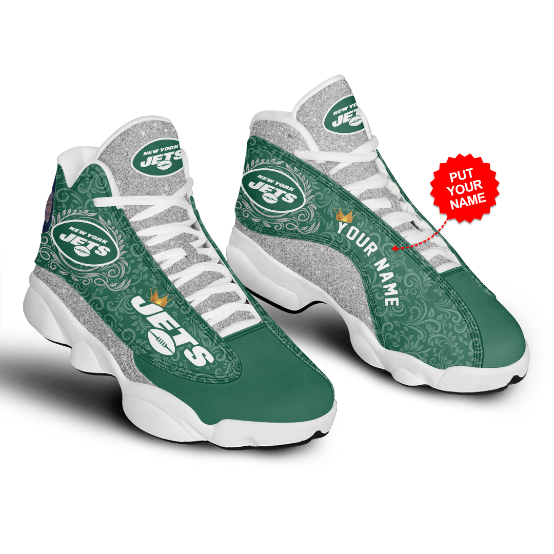 Personalized-Shoes-New-York-Jets-Jordan-13-Customized-Name-1