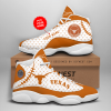 Personalized Shoes Texas Longhorns Jordan 13 Custom Name