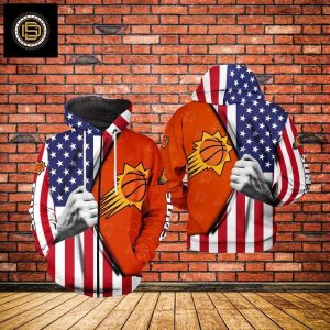 Phoenix Suns NBA US Flag Team NBA Basketball Gift For Fan 3D T Shirt Sweater Zip Hoodie Bomber Jacket