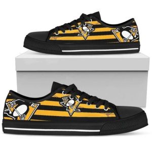 Pittsburgh Penguins NHL Hockey 8 Low Top Sneakers Low Top Shoes LT0296