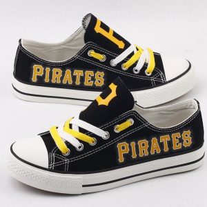 Pittsburgh Pirates MLB Baseball Gift For Fans Low Top Custom Canvas Shoes LT0706