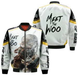 Pop Smoke Meet The Woo Album Smoking Bomber Jacket BBJ1600